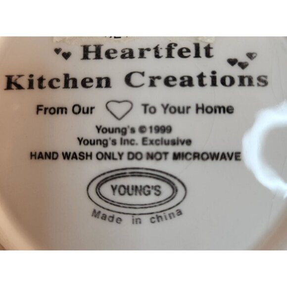 Heartfelt Kitchen Creations Hand-Painted Rooster Ceramic Teapot 7" Tall Youngs I - Picture 2 of 12